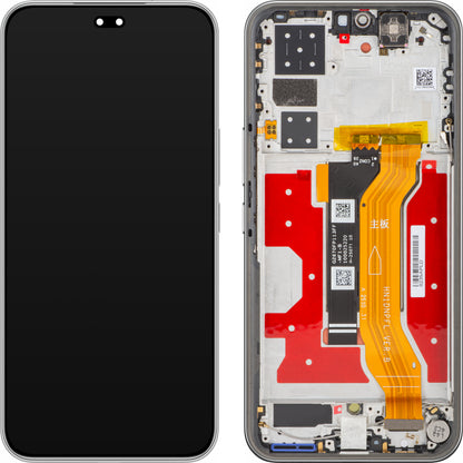 Display med Touchscreen Honor 400 Pro, med Ramme, Grå (Lunar Grey), Servicepakke 0235APLD