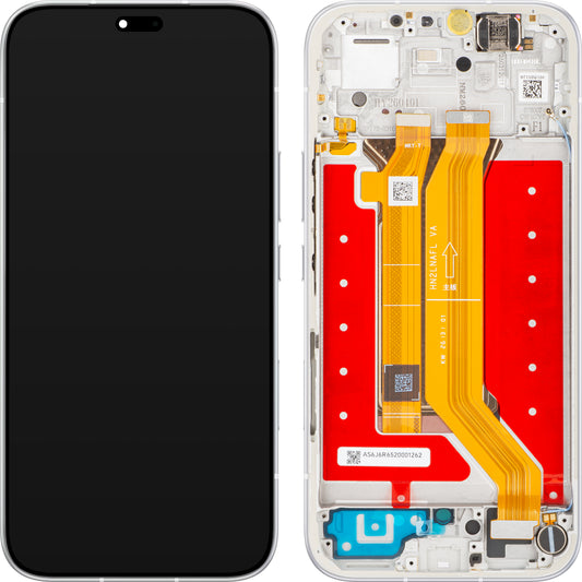 Touchscreen-display Honor 600e / 600 Lite, med ramme, grå (Velvet Grey), Service Pack 0235ASUM