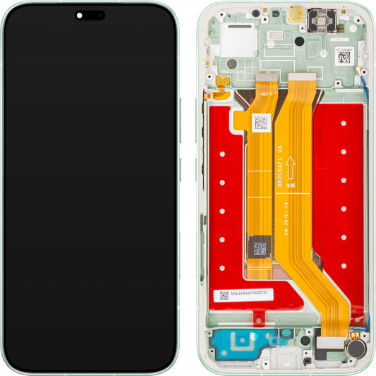 Display med touchscreen Honor 600e / 600 Lite, med ramme, grøn, servicepakke 0235ASUN