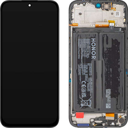 Honor 600 Smart Touchscreen Display med Ramme og Batteri, Sort (Velvet Black), Service Pack 0235AUEV