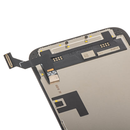 Display med Touchscreen JK til Apple iPhone 16e, med Ramme, LCD In-Cell IC Movable Version, Sort