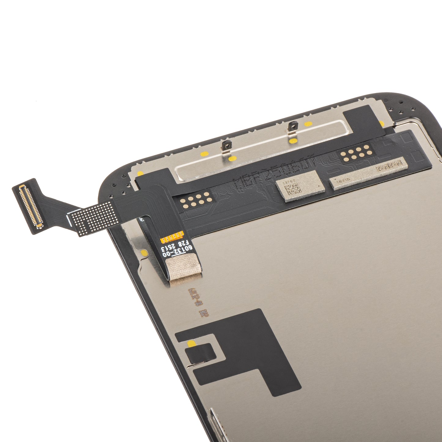 Display med Touchscreen JK til Apple iPhone 16e, med Ramme, LCD In-Cell IC Movable Version, Sort