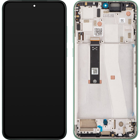 Motorola Edge 30 Neo Touchscreen Display, med ramme, grøn (Aqua Foam), Service Pack 5D68C21406