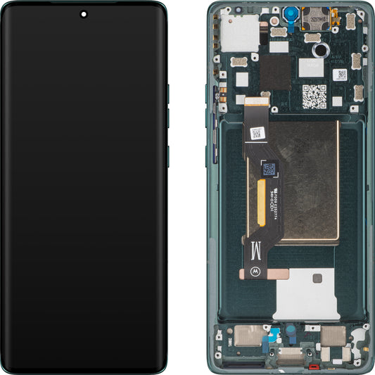 Touchscreen Display Motorola Edge 50, med ramme, Jungle Green, Service Pack 5D68C25136 