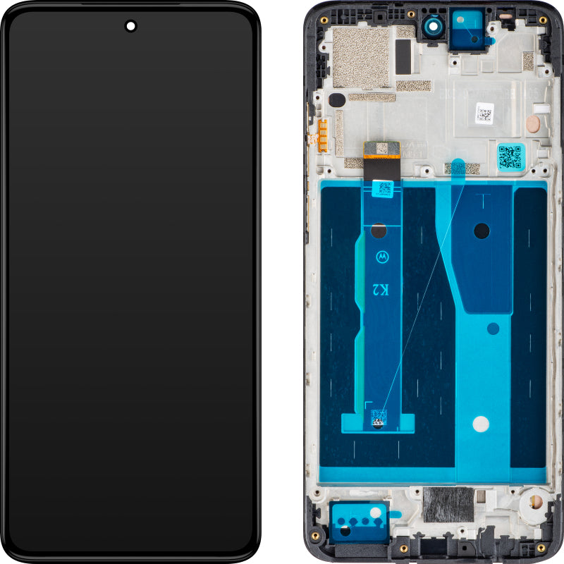 Touchscreen-display Motorola Moto G84, med ramme, sort, Swap 5D68C23231