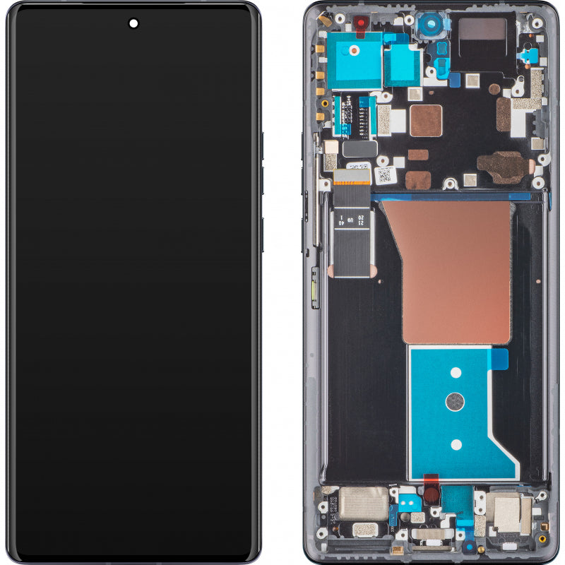 Display med Touchscreen Motorola Edge 40 Pro, med Ramme, Sort (Interstellar Black), Swap 5D68C22010
