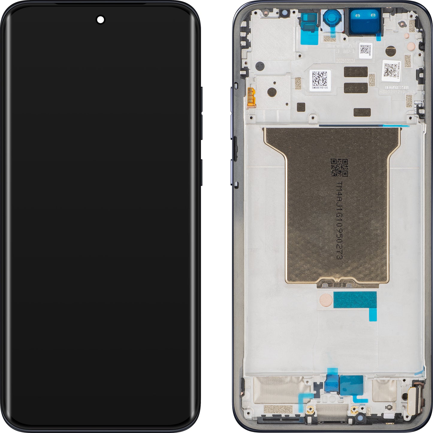 Display med Touchscreen Motorola Edge 70 Fusion, med Ramme, Marineblå (Pantone Silhouette), Service Pack 5D68C32061