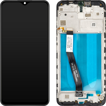 MP Touchscreen Display kompatibel med Xiaomi Redmi 9, med ramme, sort 