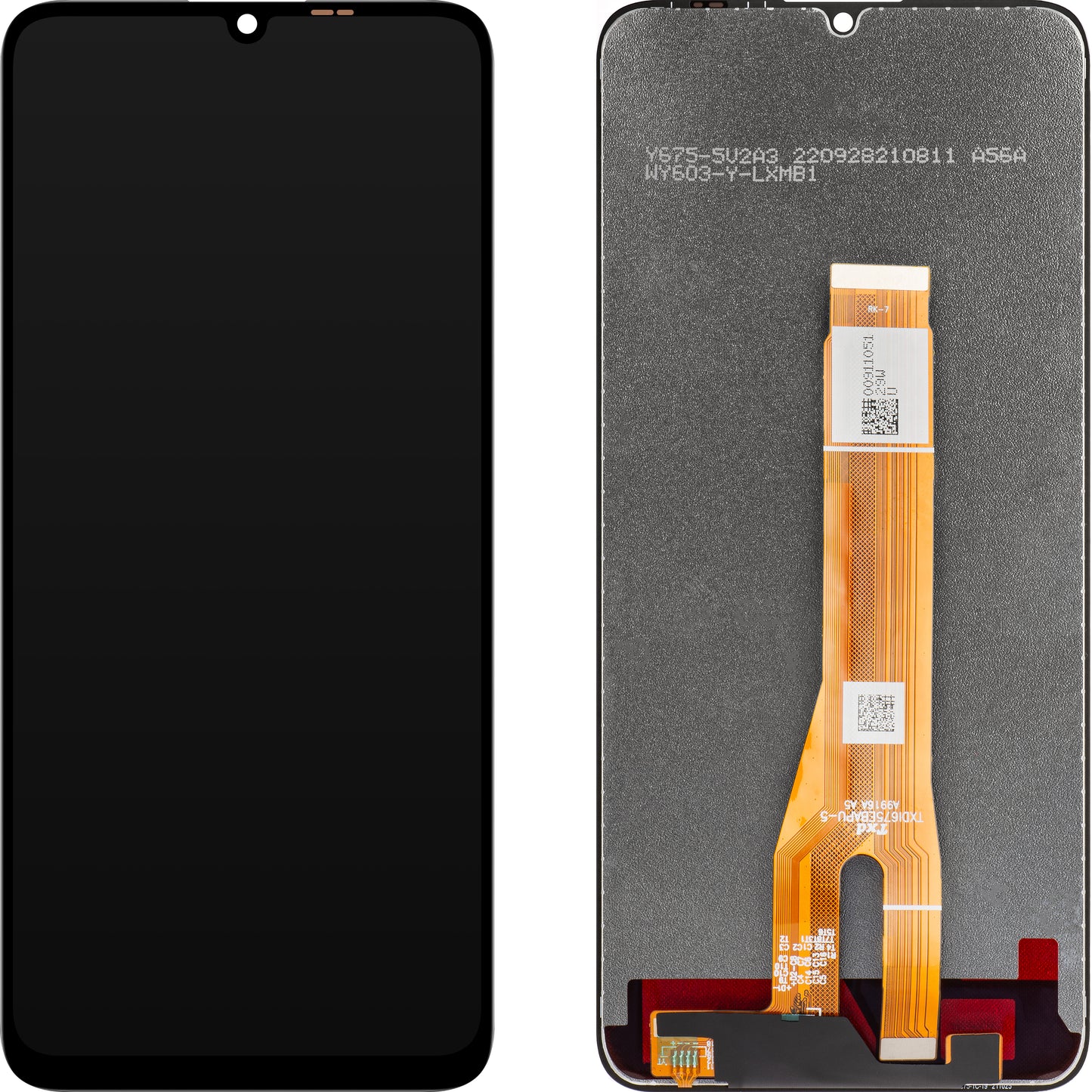 Touchscreen MP-skærm kompatibel med Honor X7a 