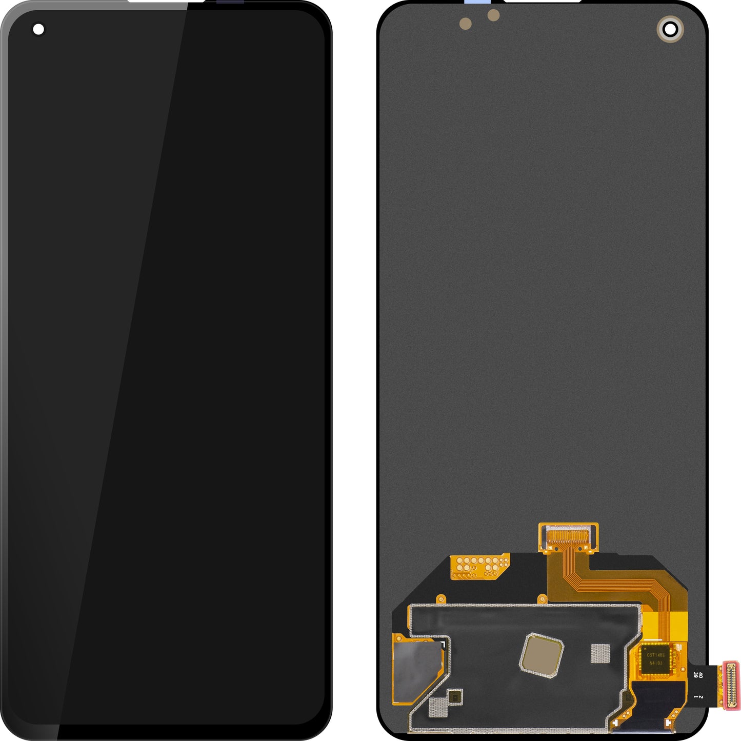 Display med MP touchscreen kompatibel med Realme GT Master, OLED-version