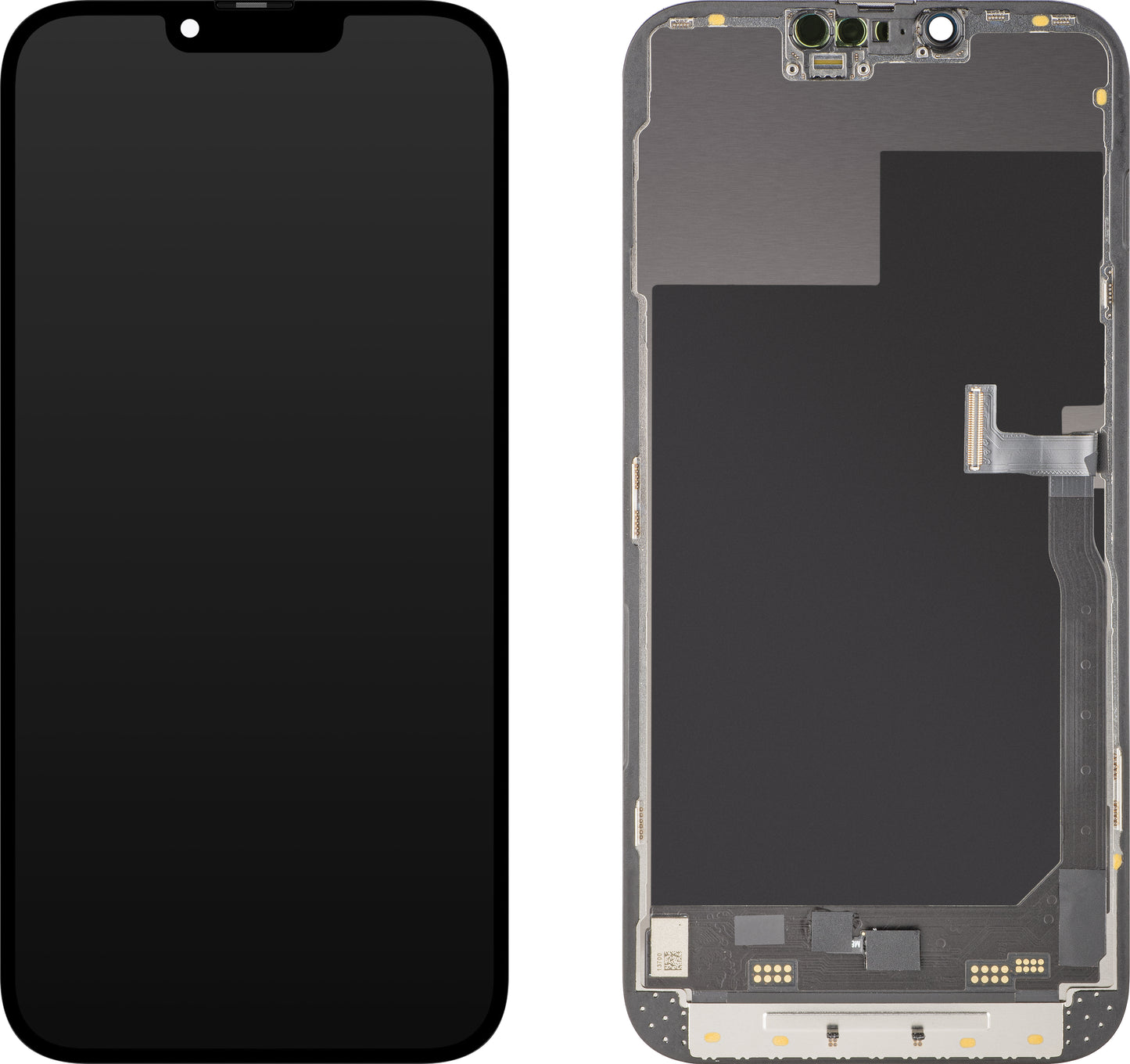 Display med MP touchscreen kompatibel med Apple iPhone 13 Pro Max, med ramme, Soft OLED 120Hz FHD Diagnostic version, Sort
