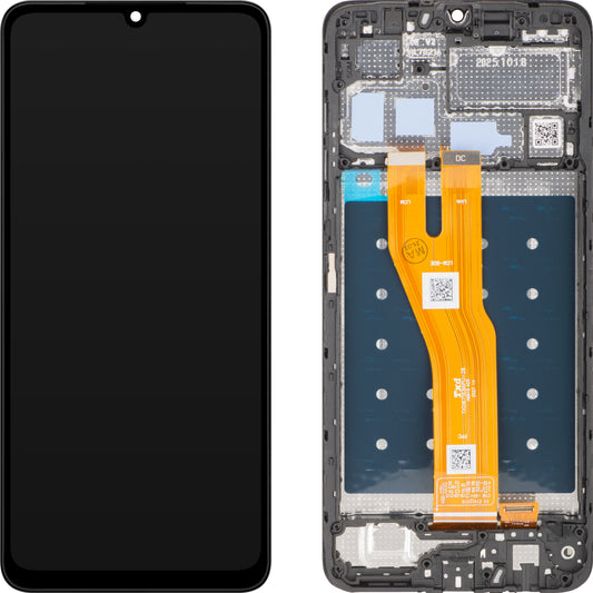 MP Touchscreen-display kompatibelt med Honor X5c / X5c Plus, med ramme, sort