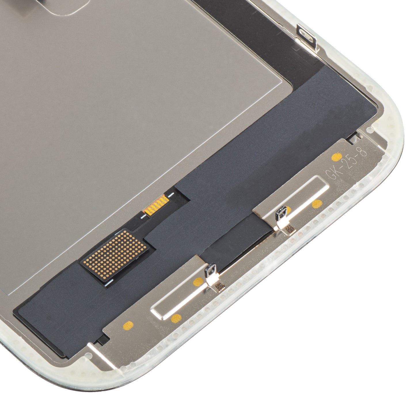 Display med MP touchscreen kompatibel med Apple iPhone 16 Pro, med ramme, OLED FHD IC Movable version, Sort