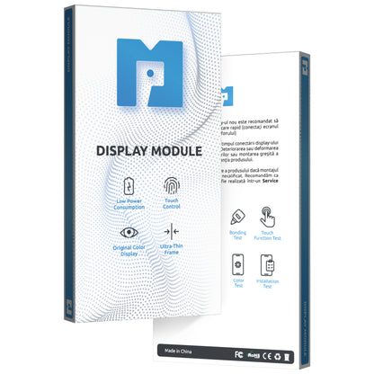 Display med Touchscreen MP kompatibel med Samsung Galaxy A23 A235, med Ramme, Sort