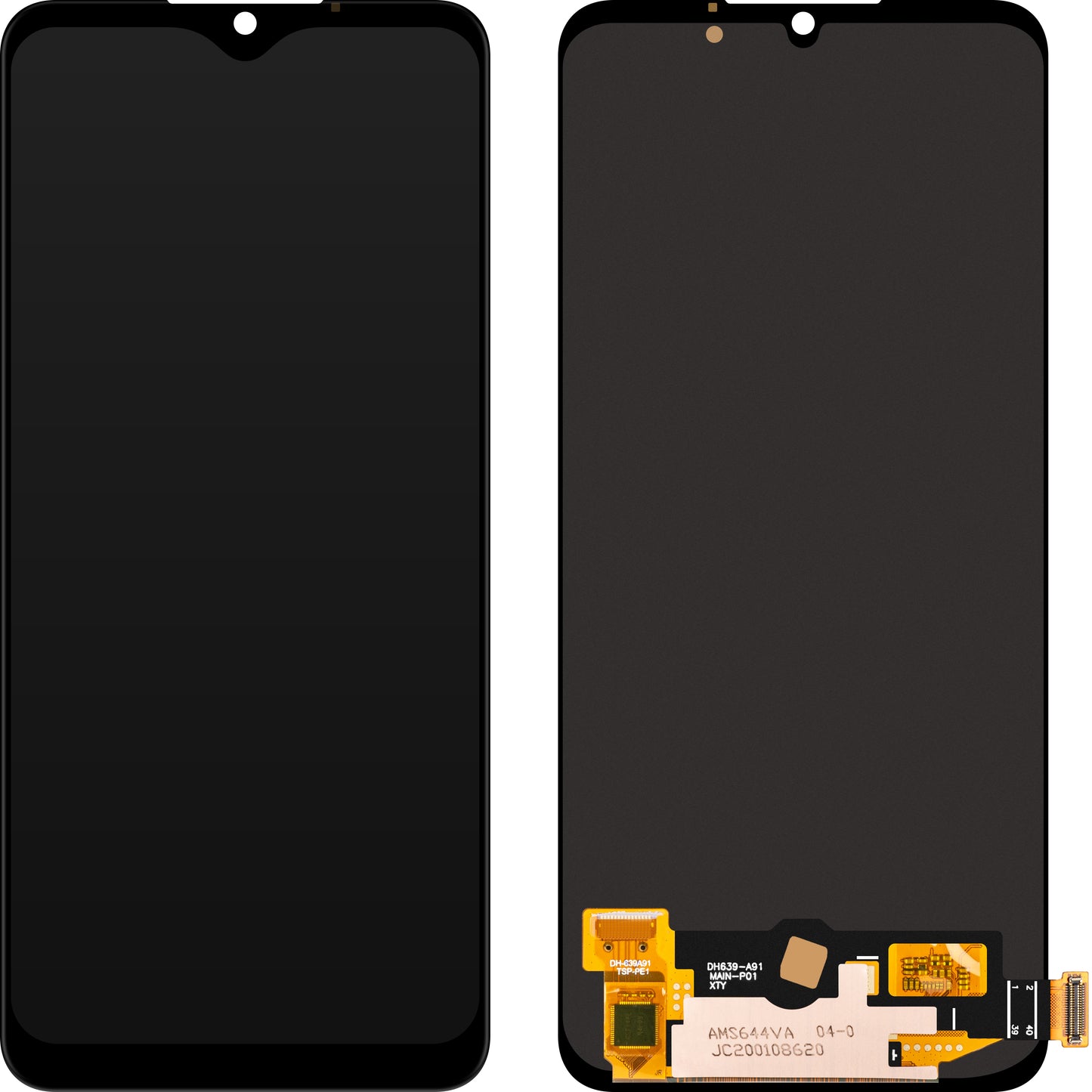 Display med Touchscreen MP kompatibel med Oppo A91, OLED-version