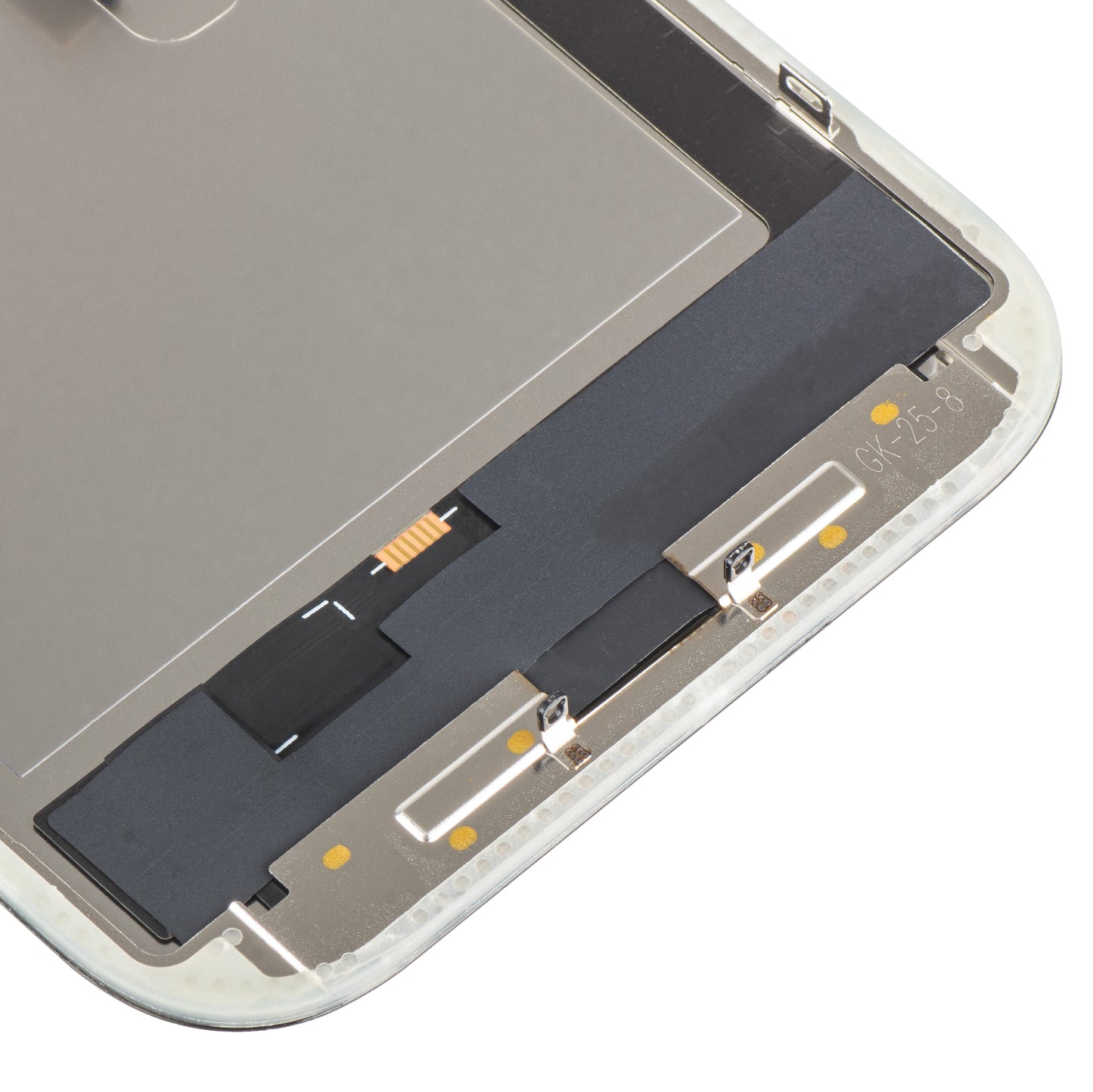 Display med MP touchscreen kompatibel med Apple iPhone 16 Pro, med ramme, OLED FHD IC Movable version, Sort