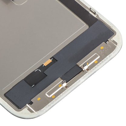 Display med MP touchscreen kompatibel med Apple iPhone 16 Pro, med ramme, OLED FHD IC Movable version, Sort