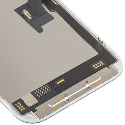 Display med MP touchscreen kompatibel med Apple iPhone 16 Pro, med ramme, Soft OLED FHD 120Hz IC Movable version, Sort