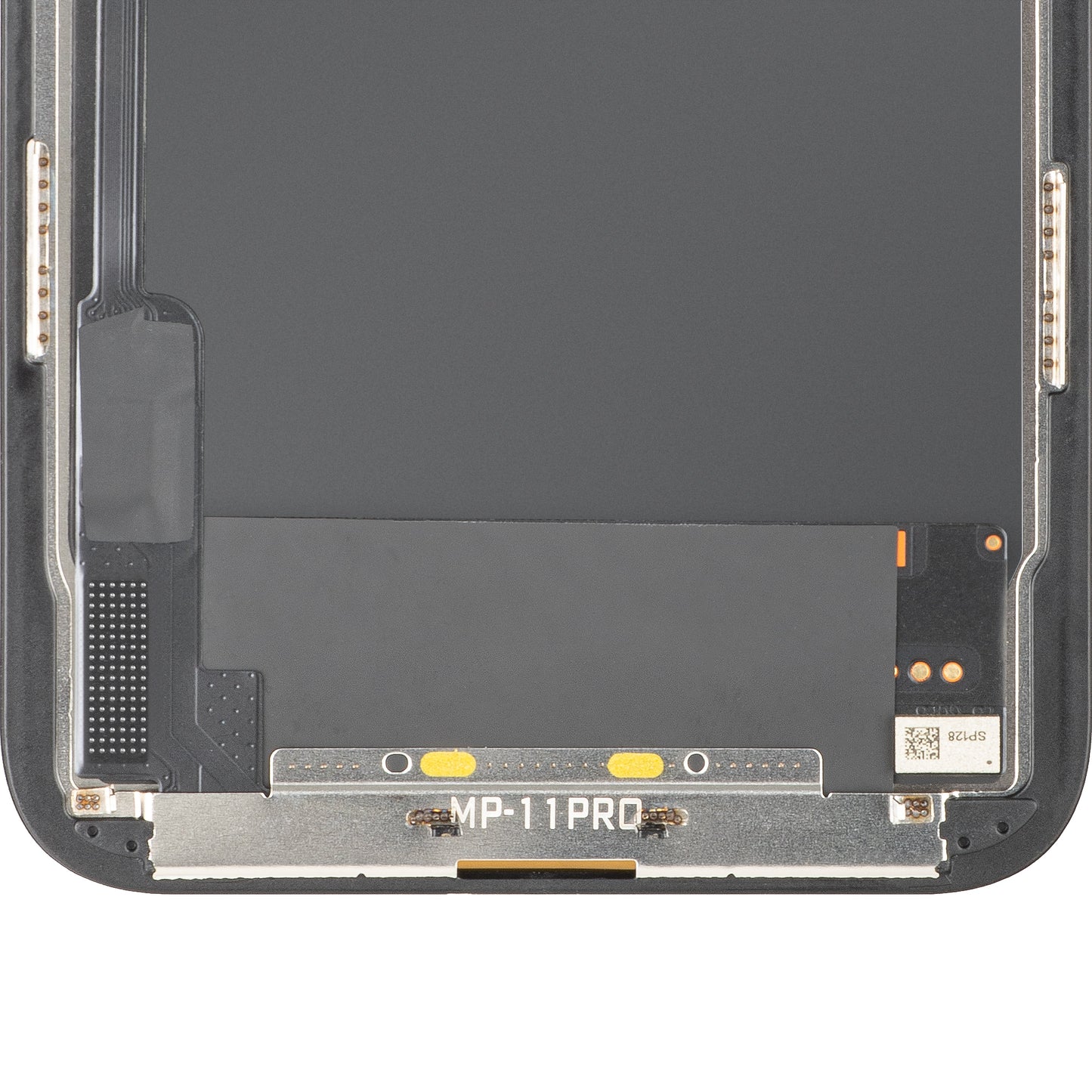 MP Touchscreen-display kompatibelt med Apple iPhone 11 Pro, med ramme, OLED FHD IC flytbar version, sort