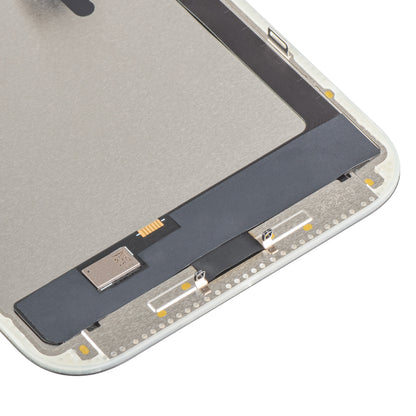 MP Touchscreen-display kompatibelt med Apple iPhone 16 Pro Max, med ramme, OLED FHD IC flytbar version, sort, swap