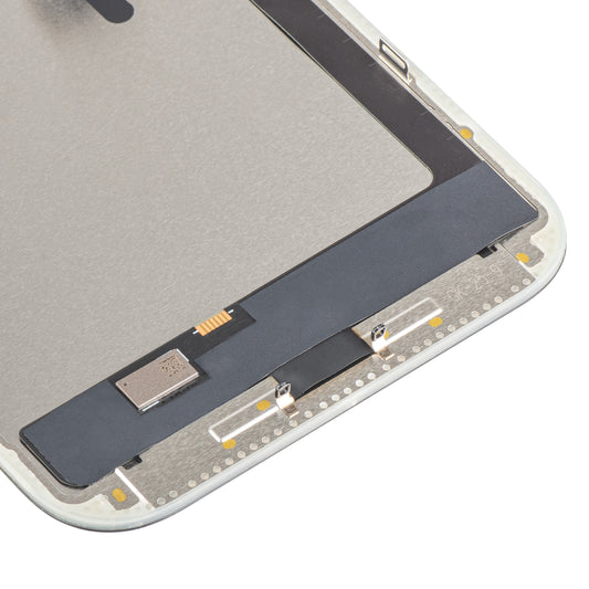 MP Touchscreen-display kompatibelt med Apple iPhone 16 Pro Max, med ramme, OLED FHD IC flytbar version, sort, swap