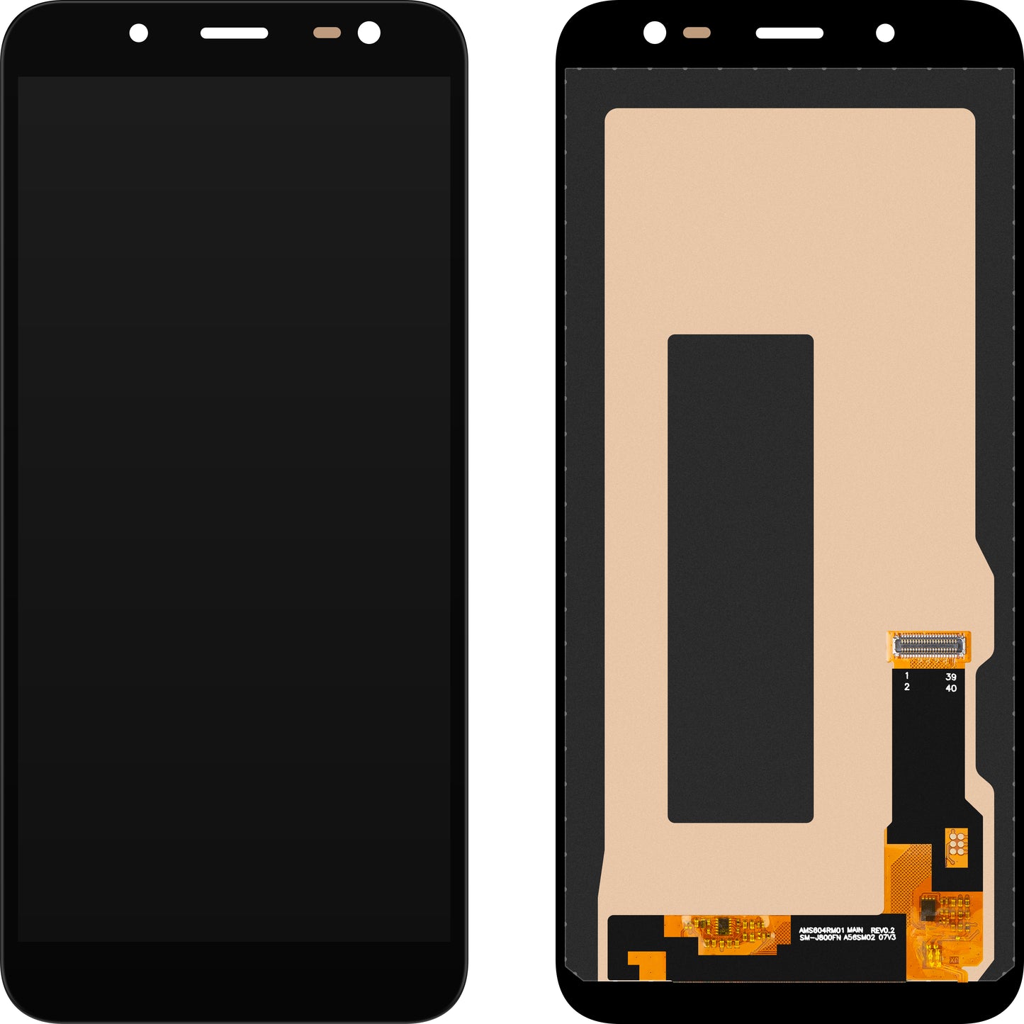 Display med Touchscreen MP kompatibel med Samsung Galaxy J6 J600