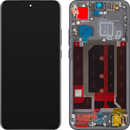 Display med Touchscreen Oppo Reno13 Pro, med Ramme, Grå (Graphite Grey), Service Pack 621029000381