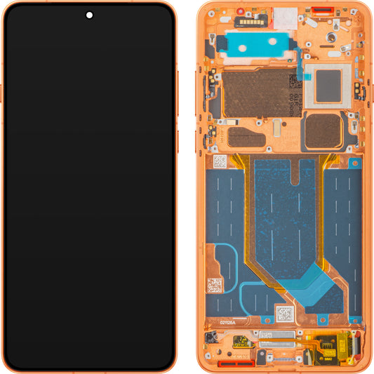 Touchscreen-display Oppo Find X9 Ultra med ramme, orange (Canyon Orange), servicepakke 621029000921