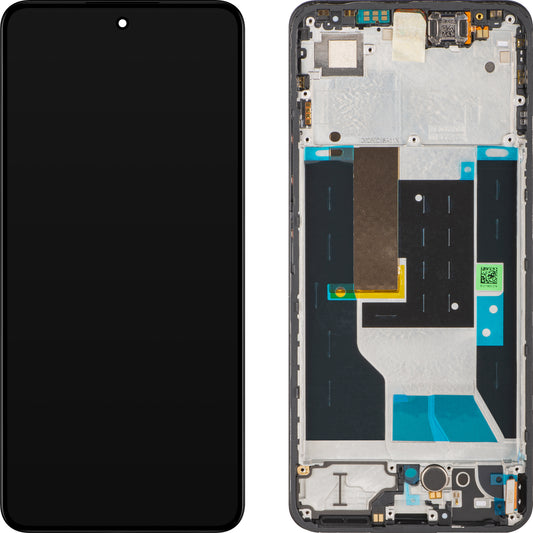 Display med Touchscreen Realme 14T, med Ramme, Sort (Obsidian Black), Servicepakke 621029000502