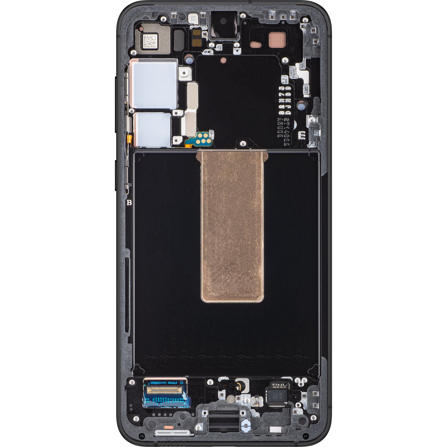 Touchscreen-skærm Samsung Galaxy S23+ S916, med ramme, grå (grafit), servicepakke GH82-30476E