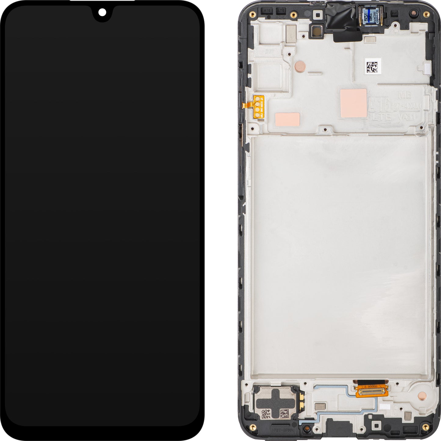 Samsung Galaxy A16 4G A165 Touchscreen Display Samsung Galaxy A16 4G A165, med ramme, sort, Service Pack GH82-36253A 