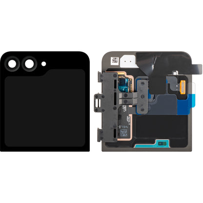 Display med Touchscreen Samsung Galaxy Z Flip7 FE F761, Sub Outer, Sort, Servicepakke GH97-30985A
