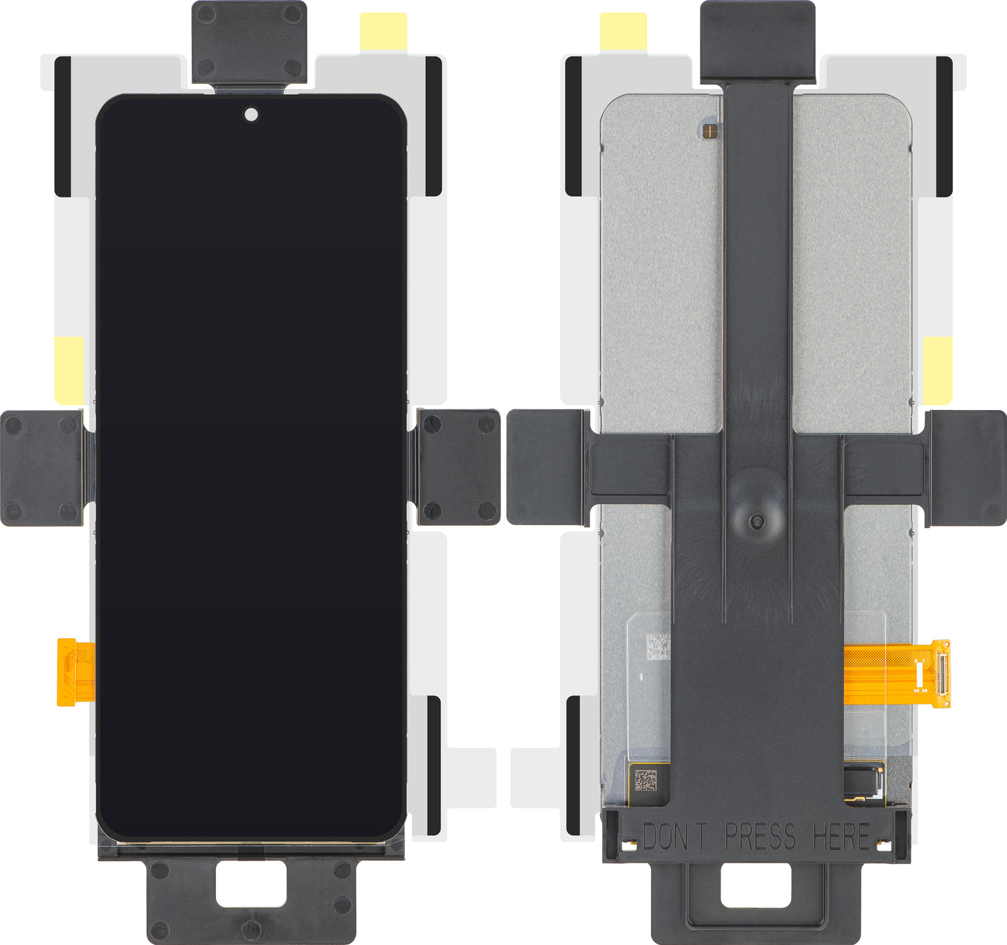 Touchscreen-display Samsung Galaxy Z Flip4 F721, Under Inner, Service Pack GH96-15162B