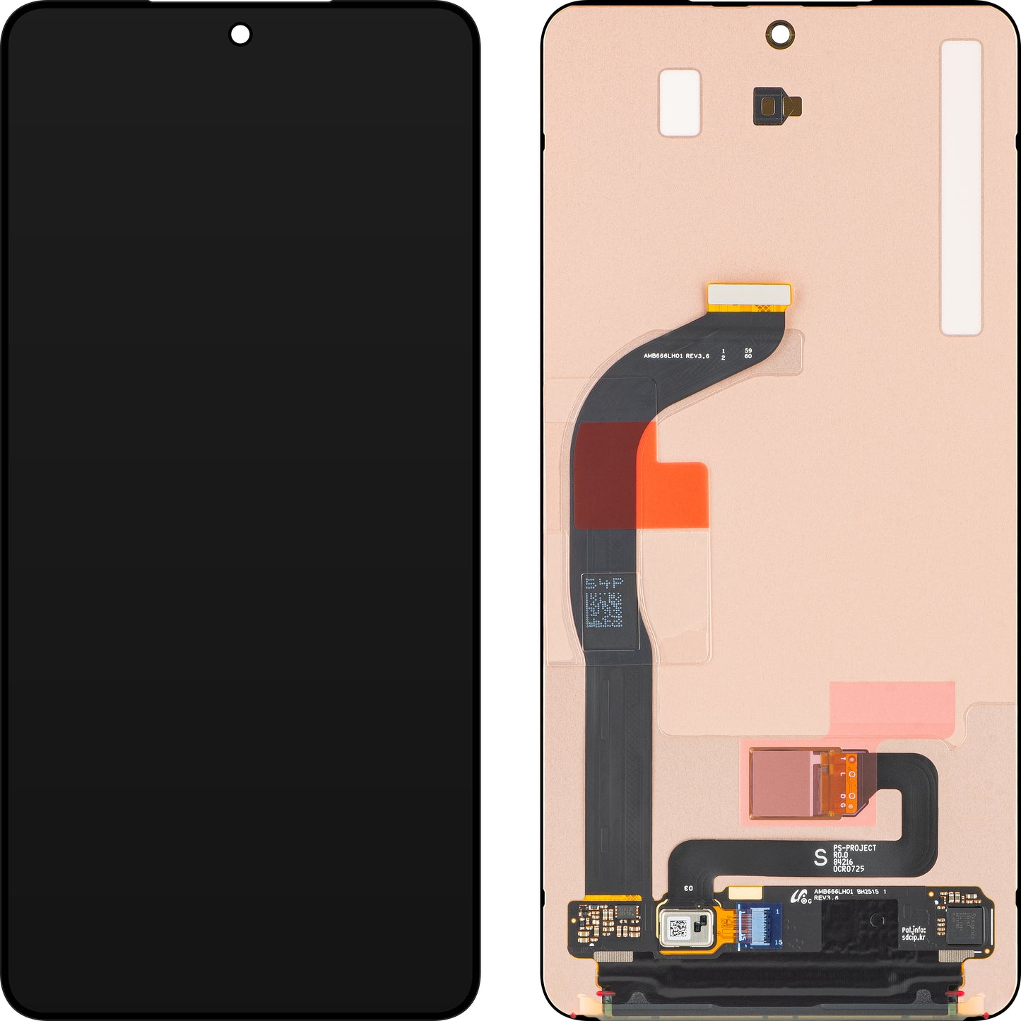 Touchscreen-display Samsung Galaxy S25 Edge S937, Service Pack GH82-37225A