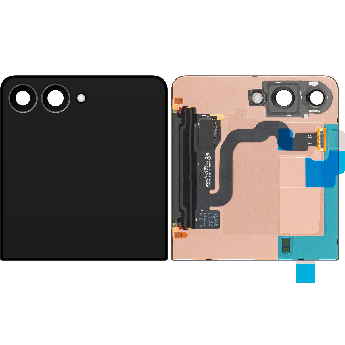 Touchscreen-display Samsung Galaxy Z Flip8 F776, Sub Outer, Sort, Service Pack GH82-39757A