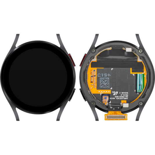 Samsung Galaxy Watch FE Touchscreen-display med ramme, BT-version, sort, servicepakke GH97-30050A