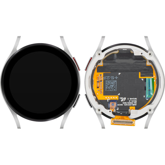 Samsung Galaxy Watch FE Touchscreen-display med ramme, BT-version, sølv, Service Pack GH97-30050B
