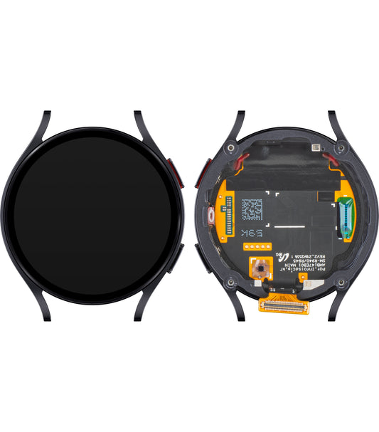 Touchscreen-display Samsung Galaxy Watch6 44mm, med ramme, LTE-version, grå, servicepakke GH97-28838A