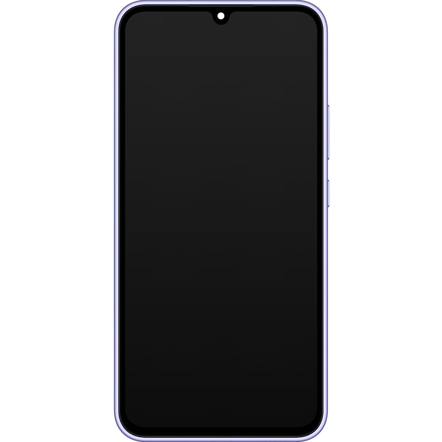 Samsung Galaxy A34 A346 Touchscreen-skærm med ramme, lilla, servicepakke GH82-31200D