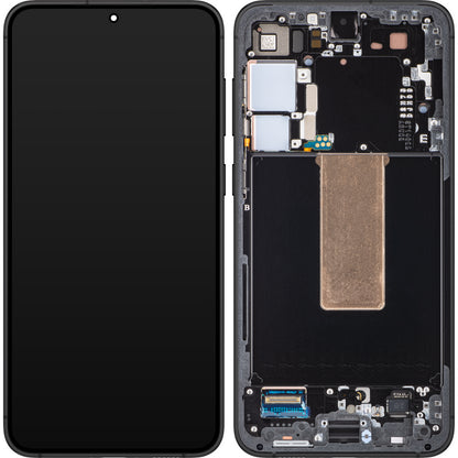 Touchscreen-skærm Samsung Galaxy S23+ S916, med ramme, grå (grafit), servicepakke GH82-30476E