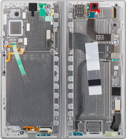 Samsung Galaxy Z Fold7 F966 Touchscreen-display med ramme, under indre, sølv (Silver Shadow), servicepakke GH82-37548A