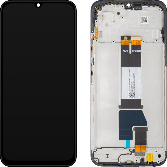 Display med Touchscreen Xiaomi Poco C85 4G / Redmi 15C 4G, med Ramme, Global Version, Sort, Service Pack 560009000O700