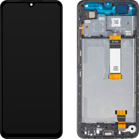 Display med Touchscreen Xiaomi Poco C71 / Redmi A5 4G, med Ramme, Long Flex Version, Sort, Service Pack 56000100C3Z00