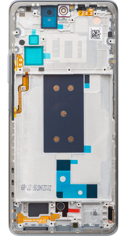 Xiaomi 11T Touchscreen Display, with Frame, Gray (Meteorite Gray), Swap 560004K11R00