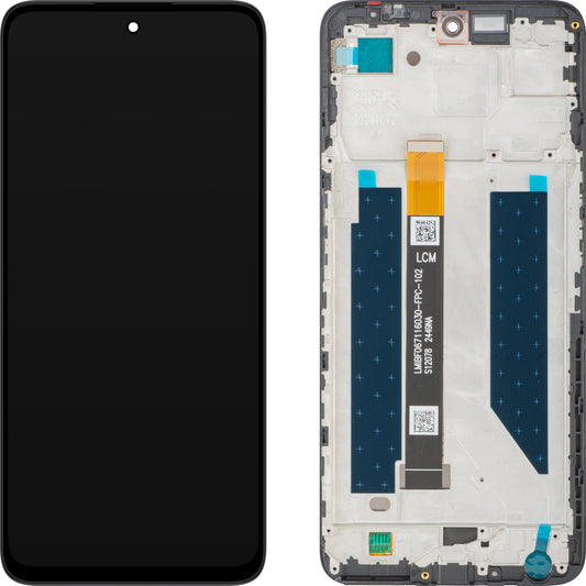Touchscreen-display ZTE nubia Neo 2, med ramme, sort, Service Pack 123437401079