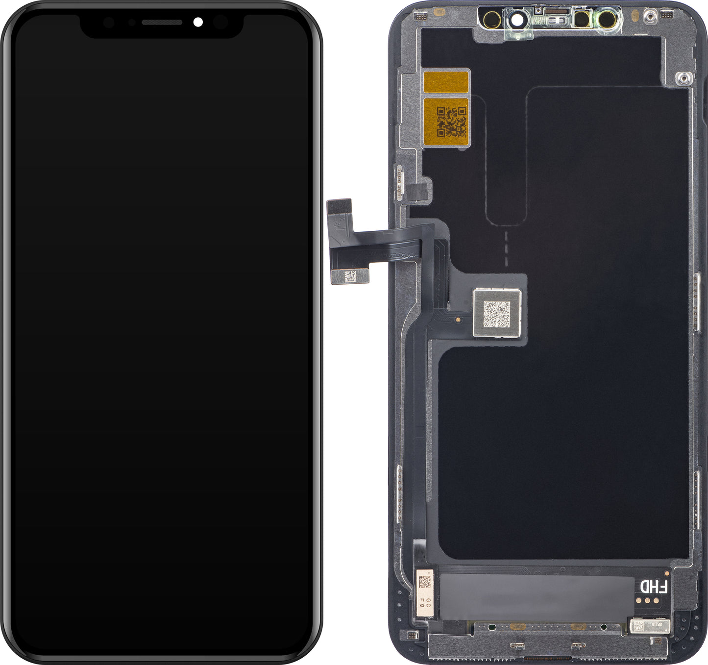 ZY Touchscreen Display til Apple iPhone 11 Pro Max, med ramme, In-Cell IC Movable LCD Version, Sort 