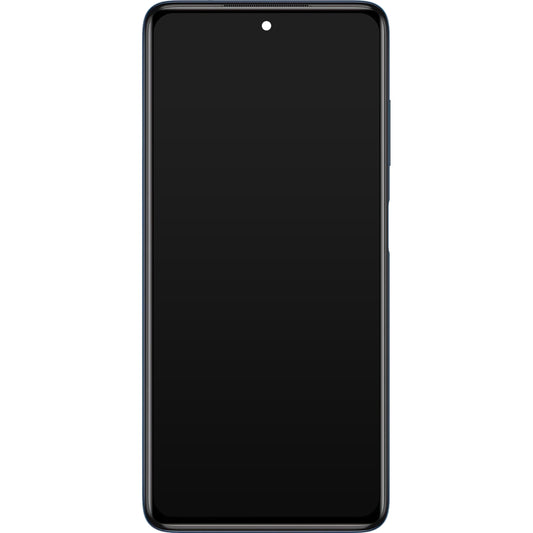 Touchscreen-display Xiaomi Poco X3 Pro med ramme, sort, servicepakke 560002J20S00