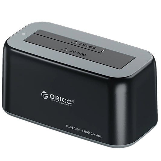 Orico 6819C3 Docking Station 1-drev til HDD / SSD SATA 2,5 tommer / 3,5 tommer, Sort
