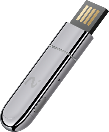 Viaim NoteKit AI optageenhed / diktafon, USB-C / USB-A, grå