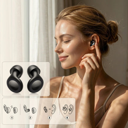 Tech-Protect QuietFit Earplugs, Black